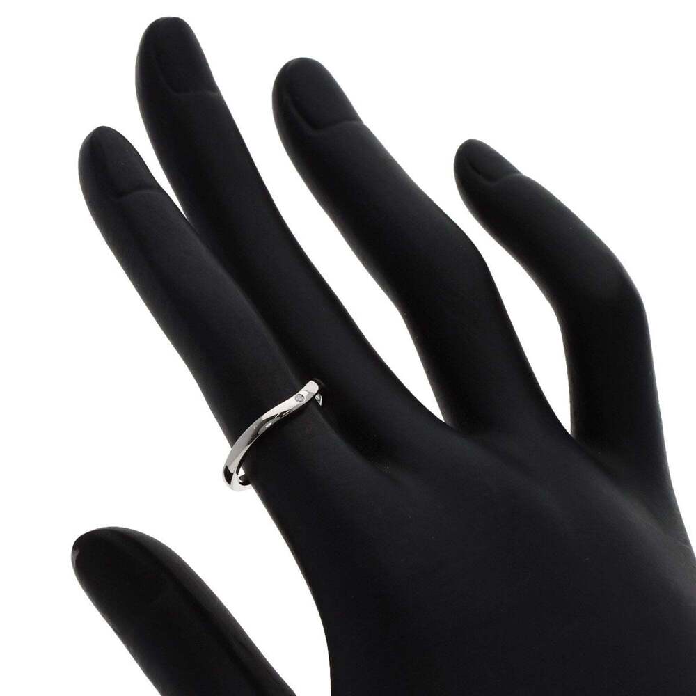 CARTIER Silver Diamond Ring #49 - Picture 6 of 8